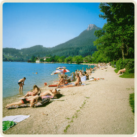 Strandbad Fuschl - baden am Fuschlsee